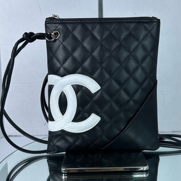 CHANEL CC CAMBON CALFSKIN LEATHER CROSSBODY BAG - Picture 6 of 8